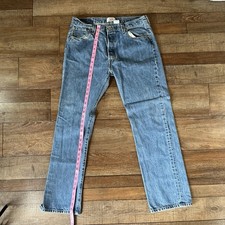 Levi's 501 Original Button Fly Jeans Mens 36x32 Medium Wash Straight Leg 601210