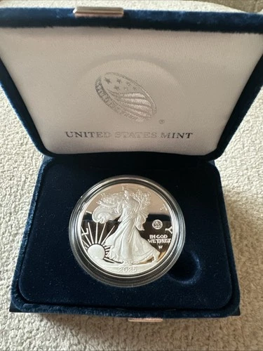 2025 Proof American Silver Eagle 250th Anniversary Navy Privy w/ OGP