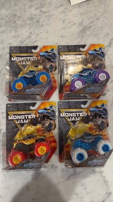 2026 Spin Master Monster Jam Megalodon Series 2 Complete Set Of 4 1/64 Trucks!