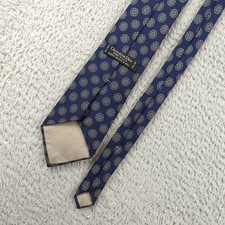 VTG Christian Dior Necktie Mens Italian Silk Made in USA Designer Classic Flaw