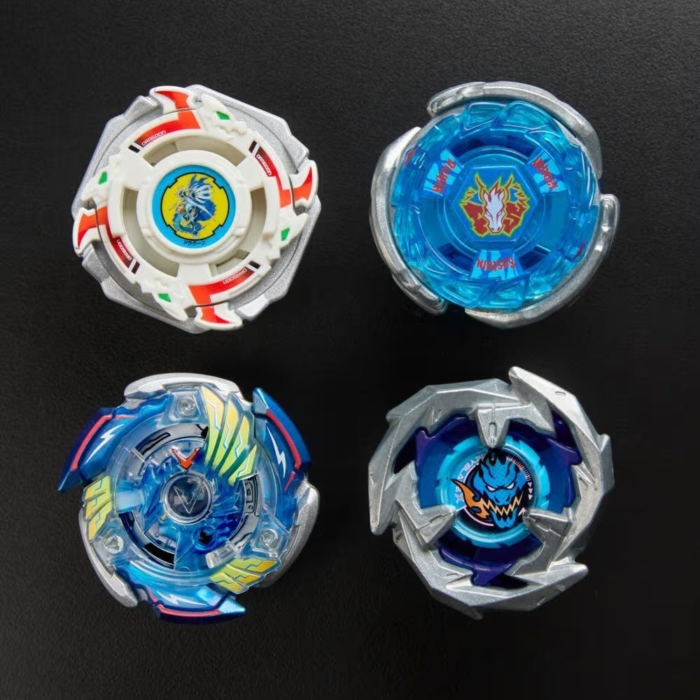 ベイブレードX まとめ売りBeyblade set for sale Hasbro Beyblade X Beyblade 25th Anniversary Set 4 Tops & 4