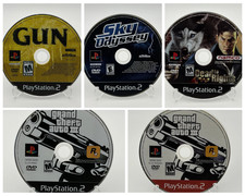PS2 Action Lot GTA III x2 Dead to Rights Sky Odyssey GUN Rockstar Bundle
