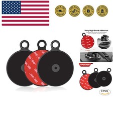 Dashboard Pad Mounting Disk for Suction Cup Phone Mount, 3Pcs 3" 76mm Ultra S...