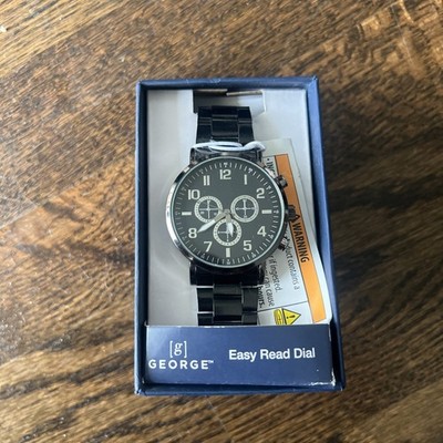George Black Easy Read Dial Watch 