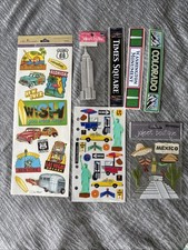 USA Vacation Scrapbook Stickers Lot Jolee s, Etc