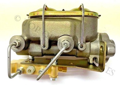 Master Cylinder Disc Disc Proportioning Valve + Lines & Bottom Mount Bracket Kit