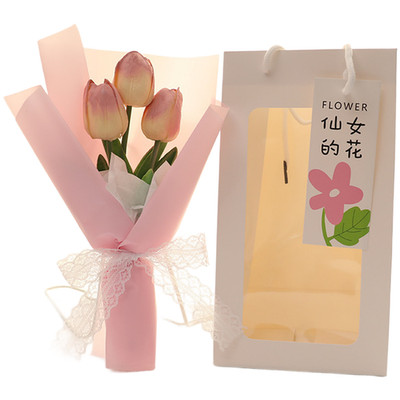 Tulpen Blumenstrauß lebendig frisch aussehendes Design hell Raumverstärker
