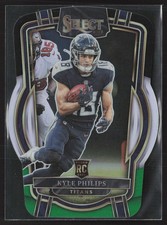 2022 Panini Select #206 Kyle Philips Black and Green Prizm Die Cut