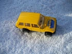 FRENCH HOTWHEELS RANGE ROVER PROTOTYPE RANGE ROVER YELLOW ENAMEL RESTORED !!