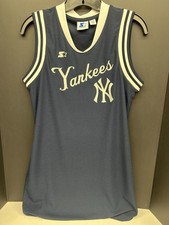 New York Yankees Starter Navy Fast Track V Neck Dress WOMENS SIZE S SALE NWT