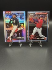 Topps Chrome 2024 Bo Naylor Cleveland Guardians Card Lot 2 Cards #158 #188