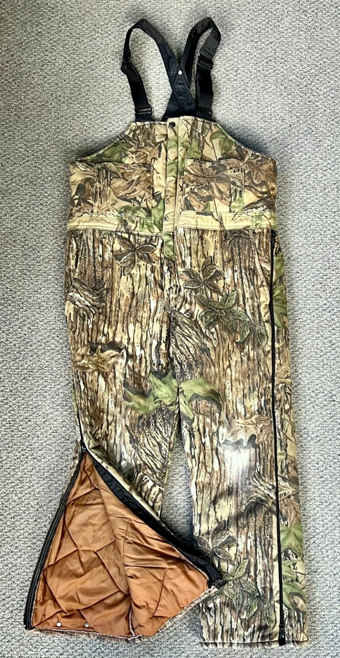 Vintage Walls Blizzard Pruf Insulated Bib Overalls Men L Reg 38-40 Real Tree USA - Image 2 of 4