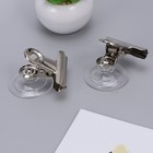 6 Pcs Metallklammern Mit Saugnapf Saugnapf-Klemmhalter Clip Saugnapfclips