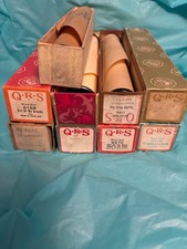 Lot of 9 Vintage QRS Player Piano Rolls / Estate Sale