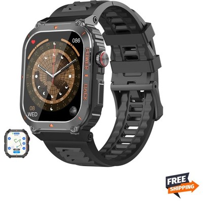 Rugged GPS Smart Watch for Fitness & Outdoor Adventures - Waterproof & Stylish