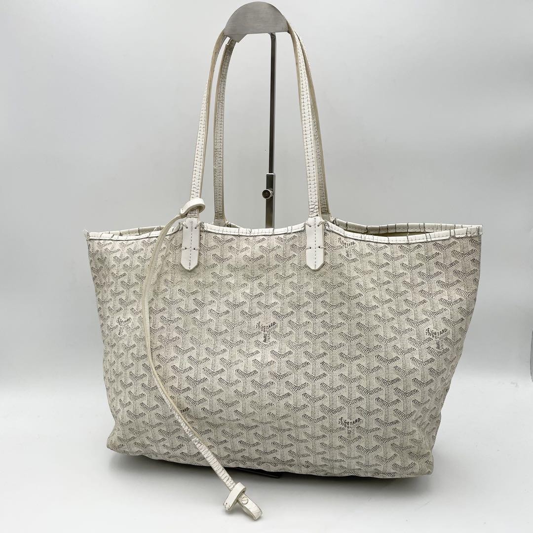 Used Goyard Saint Louis PVC Tote Bag