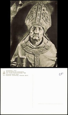 Würzburg DOM Bishop Rudolf von Scherenberg by Tilman Riemenschneider 1960