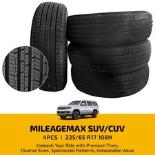 Set Of 4 23565r17 108h All-season Performance Tires For Suv Cuv 50000 Mile Set Of 4 23565r17 108h All-season Performance Tires For Suv Cuv 50000 Mile