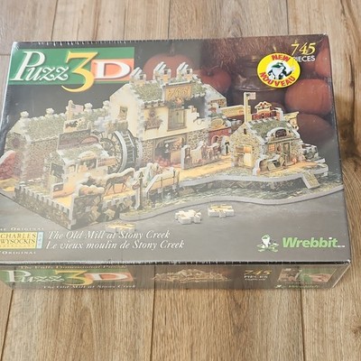 Wrebbit Puzz 3D The Old Mill at Stony Creek 745 Pieces Foam-backed Architecture