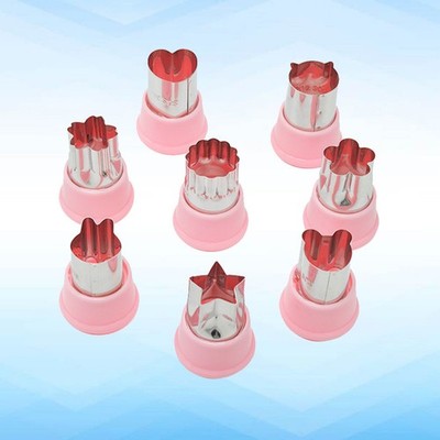  8 Stück / Set Edelstahl Gemüse Obstformen DIY Verschiedene Formschneider