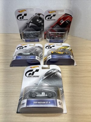 Hot Wheels Gran Turismo Complete Set of 5 Cars 2016 Ford GT Nissan