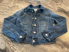 Hudson Blue Denim Jacket with Snaps  Pockets, Little Girls Size 5