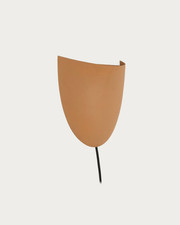 Kave Home Nibla wall-mounted light fixture in terracotta-effect metal