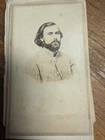 Civil War Confederate General Hindman CDV Photo Uniform Rare View Shiloh Hero