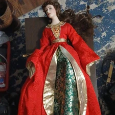 Franklin Heirloom Dolls NÖEL The Angel of Christmas 20"H