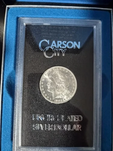 1882 CC Morgan Silver Dollar Uncirculated GSA - OGP & COA Included