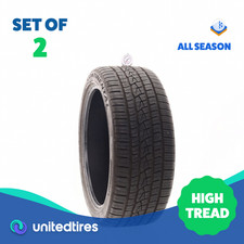 Set Of 2 Used 24540zr19 Continental Controlcontact Sport Srs Plus - 8.532 Set Of 2 Used 24540zr19 Continental Controlcontact Sport Srs Plus - 8.532