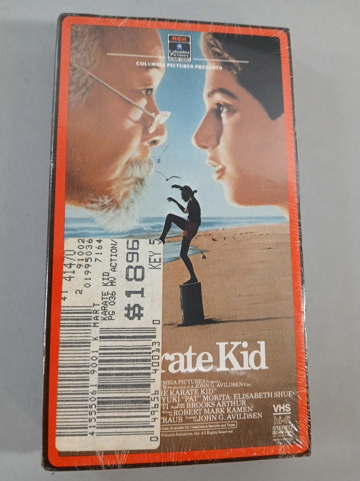 1985 The Karate Kid SEALED VHS Red Border & Karate Kid 2 Side Loader (open) - Image 2 of 4