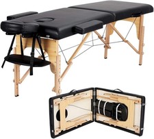 Massage Table Portable Lash Beds Spa Bed Foldable Spa Tables Adjustable 2 Fold