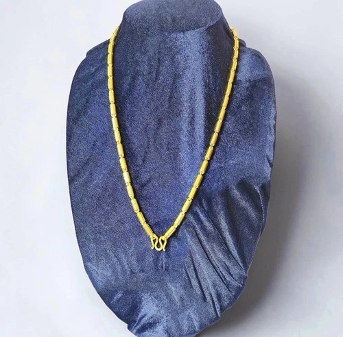 24K Baht GP Chain 6MM 26Inch Heavy - product listing photo