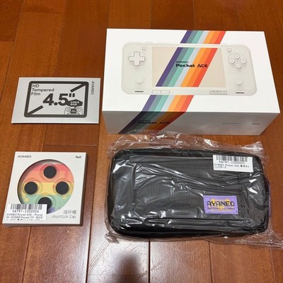 AYANEO Pocket ACE 16GB/512GB White, with Case and Stick Cap, Brand
