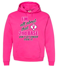 Breast Cancer Awareness Month Hoodie Sweatshirt Pink Ribbon Chemo Shirts Funny