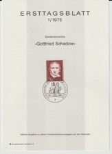 ETB Ersttagsbl&auml;tter Berlin Jahrgang 1975, komplett, aus Abo, Top, Blatt 1 - 14