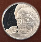 STERLING SILVER ROUND .925  - THE FRANKLIN MINT - THE MEDALLIC YEARBOOK - 1974