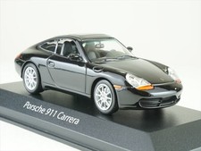 Maxichamps 1/43 Porsche 911 996 1998 Black Metallic Diecast 940061180