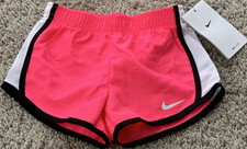 Nike Dri-FIT Girls Pink Athletic Shorts 2T Pull-On Elastic Waist Mesh