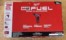 Milwaukee 3404-21 M12 FUEL 12V Brushless Cordless 1/2" Hammer Drill Kit