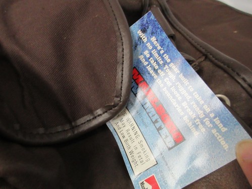 Zaino borsa pelle bovina marrone Marlboro Unlimited Gear vintage 1997 INUTILIZZATO - Foto 3 di 19