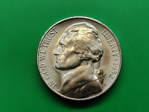 Photo of a 1952-S Jefferson Nickel from an eBay listing that sold on May 17, 2026