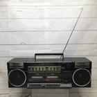 Vtg Fisher HiFi Boombox Stereo Model PH-W405 AC/DC Battery Power Ghetto Blaster