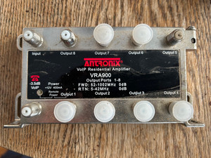 lot of coax amplifiers and splitters     co-ax coaxial