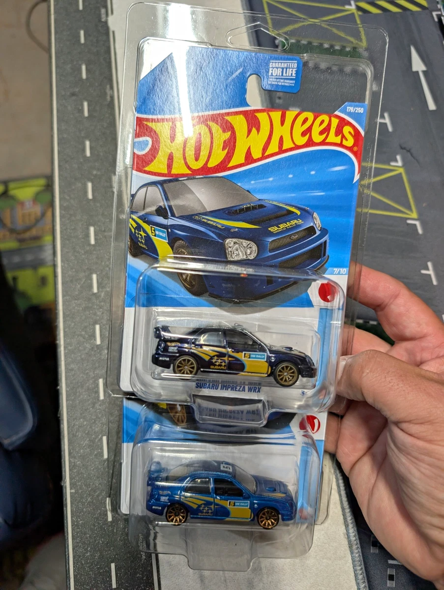 Hot Wheels Subaru Blue Contemporary Manufacture Diecast Cars