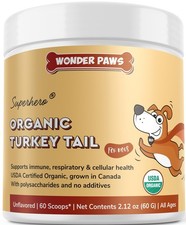Organic Turkey Tail Mushroom for Dogs Powerful Turkey Tail for Dogs Mushroo...