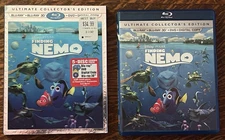 3D/BLUE RAY/DIG~ FINDING NEMO~2012~LENTICULAR COVER~ULITIMATE COLLECTORS EDITONI