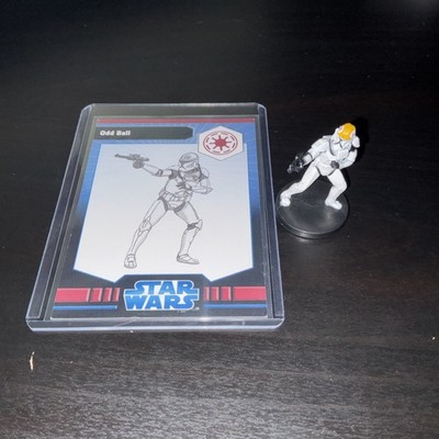 WOTC Star Wars Miniatures TCW Odd Ball 16/40 with Card