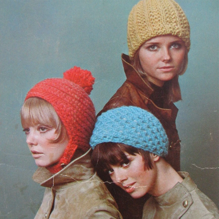 Columbia Minerva Fashion Hats, Scarves & MIttens Knitting Pattern Booklet #2515 - Image 2 of 4
